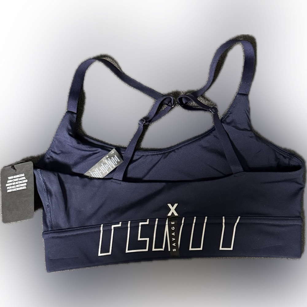 Savage X Fenty Midnight Blue Sports Bra - Picture 3 of 5